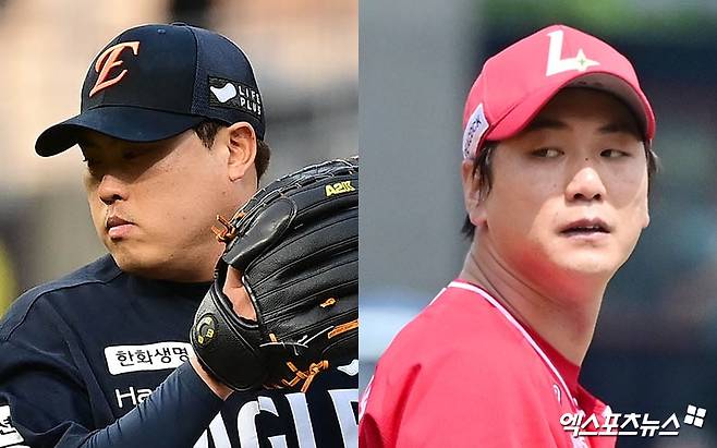 오는 25~27일 대전 한화생명 볼파크에서는 2025 신한 SOL Bank KBO리그 SSG 랜더스와 한화 이글스의 3연전이 열린다. 순서상 20일 선발 등판하는 한화 류현진과 SSG 김광현은 우천 취소, 로테이션 변경 등의 변수만 없다면 26일 처음으로 선발 맞대결을 치르게 된다. 엑스포츠뉴스DB