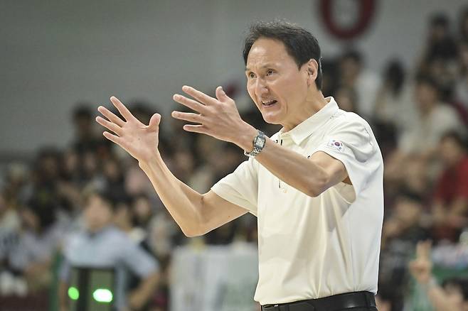 남자 농구 대표팀의 안준호 감독 [대한민국농구협회 제공. 재판매 및 DB 금지]