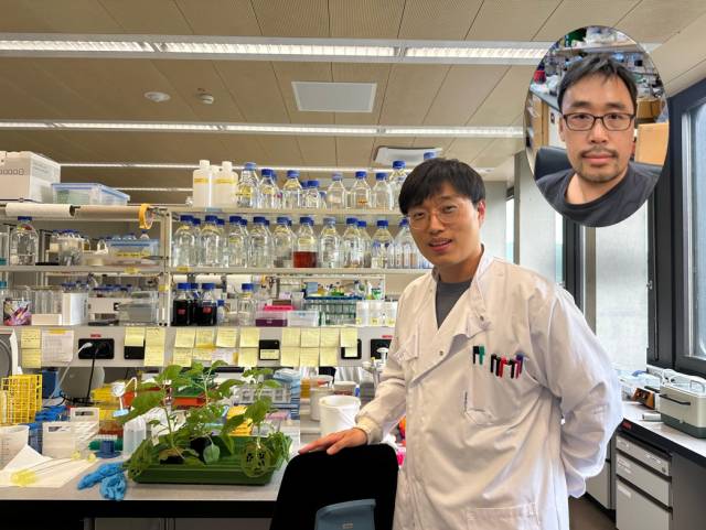 제1저자인 한국과학기술원(KAIST) 생명과학과 김기정(왼쪽부터) 박사와 연구를 주도한 송지준 교수. KAIST 제공
