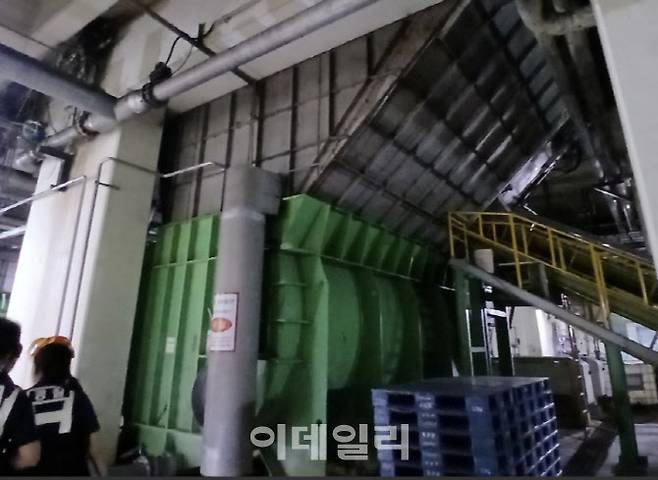 근로자 사망 사고가 발생한 한솔제지의 대전 신탄진공장. (사진=연합뉴스)