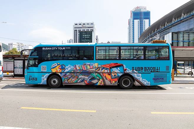 춘식이 래핑버스 (카카오 제공)