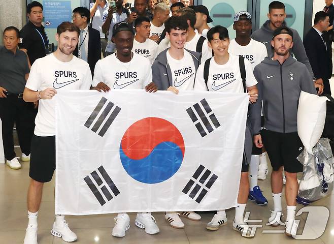 지난해 쿠팡플레이시리즈를 위해 방한했던 손흥민과 토트넘. 2024.7.28/뉴스1 ⓒ News1 임세영 기자