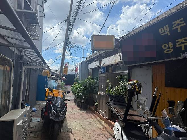 청량리시장 골목 /이호준 기자