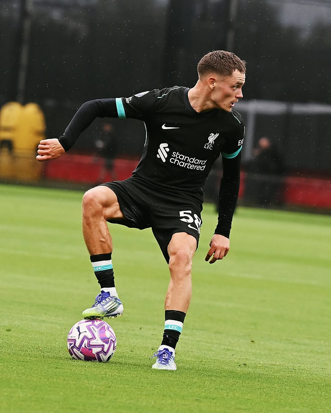 20일 스토크 시티와의 프리시즌 친선전에 나선 리버풀 비르츠. 사진=리버풀 SNS