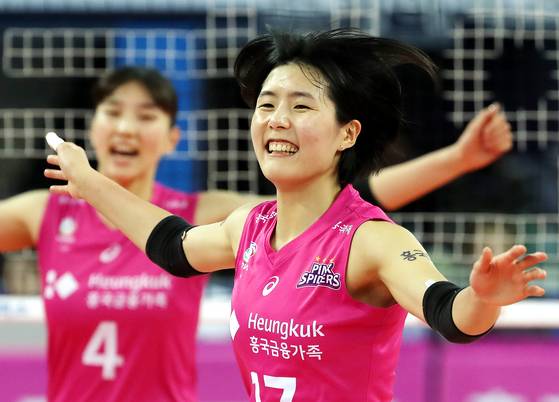 흥국생명에서 뛰던 시절의 이재영. 연합뉴스