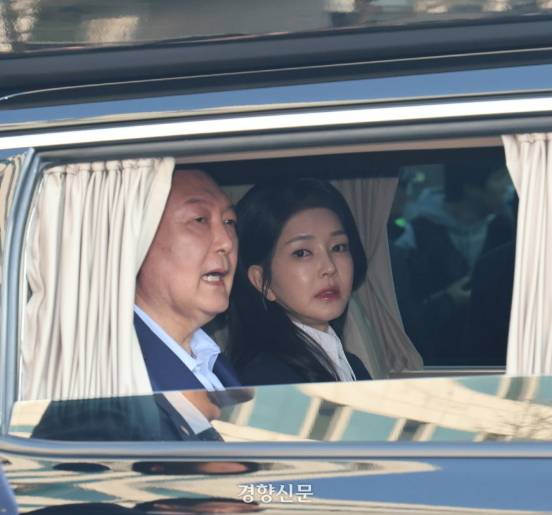 윤석열 전 대통령과 김건희 여사. 권도현 기자