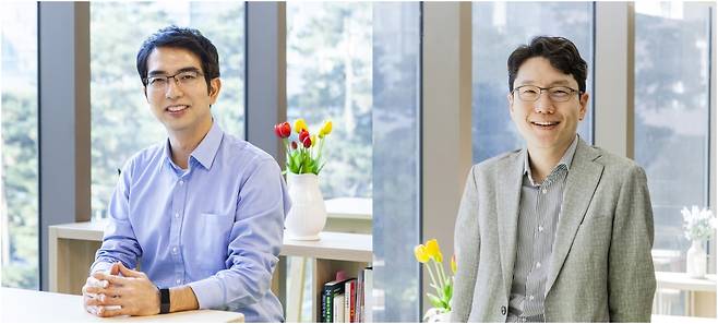 LG AI연구원 신임 공동 연구원장으로 선임된 이홍락 부사장(왼쪽)과 임우형 상무. LG 제공