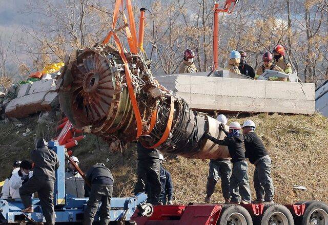 제주항공 사고기 엔진. 연합뉴스