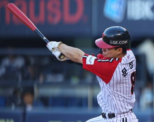 문성주 '동점에 이어 역전까지'. 사진[연합뉴스]