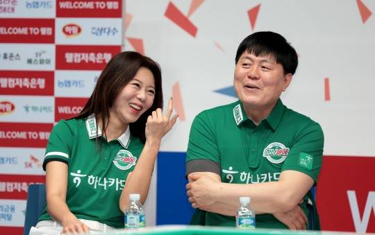 하나카드 김가영-김병호. 사진[연합뉴스]