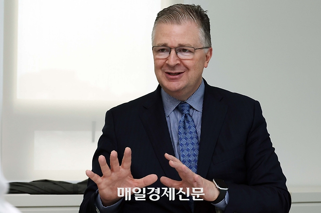 대니얼 크리튼브링크 전 미 동아태차관보 서울 중구 매경미디어센터 2025.7.18 [이승환 기자]