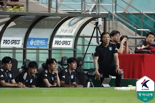 울산 HD 김판곤 감독. 사진=한국프로축구연맹