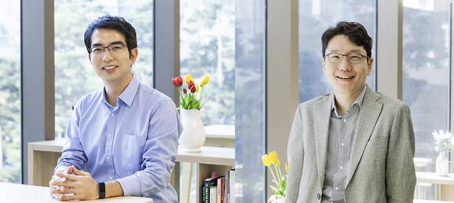 LG AI연구원 신임 공동 연구원장에 선임된 이홍락 최고AI과학자(부사장·왼쪽)와 임우형 데이터 인텔리전스랩장(상무·오른쪽)./사진제공=LG AI연구원