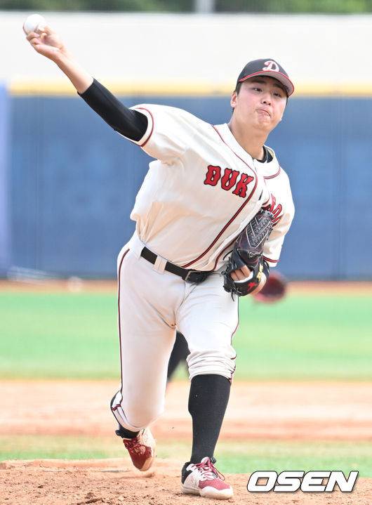 [OSEN=김성락 기자] 덕수고 시절 심준석. 2022.08.12 /ksl0919@osen.co.kr