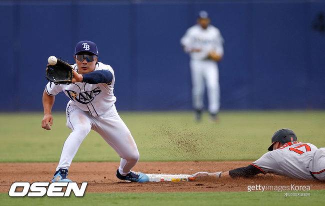 [사진] 탬파베이 김하성. ⓒGettyimages(무단전재 및 재배포 금지)