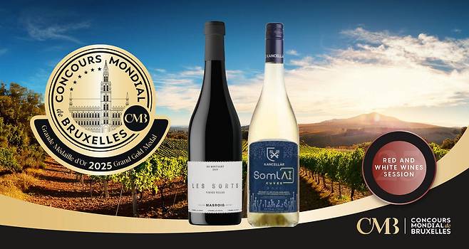 CMB 선정 2025 최고 레드 와인과 화이트 와인. CMB홈페이지