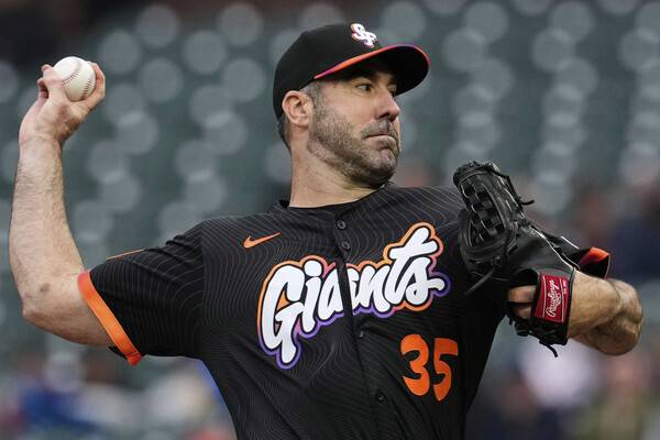 ▲ 샌프란시코 자이언츠&nbsp; 저스틴 벌랜더. ⓒ연합뉴스/AP