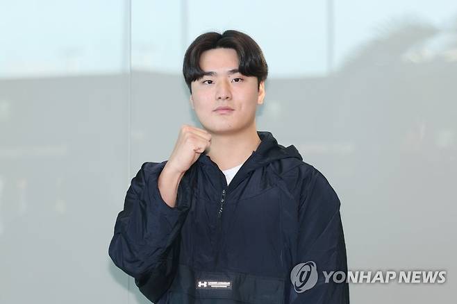 미국 메이저리그 마이애미 말린스 산하 마이너리그 루키리그 팀에서 뛰고 있는 심준석이 올해 극심한 슬럼프에 빠졌다. 사진 연합뉴스