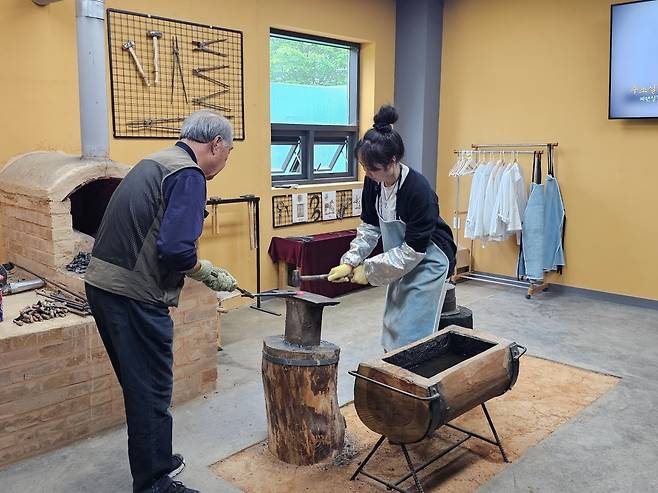 지난해 제철캠프 실습 현장 [국가유산청 제공. 재판매 및 DB 금지]