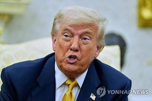 트럼프 대통령 [AP=연합뉴스 자료사진. 재판매 및 DB 금지]