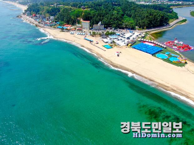 망양정 해수욕장.