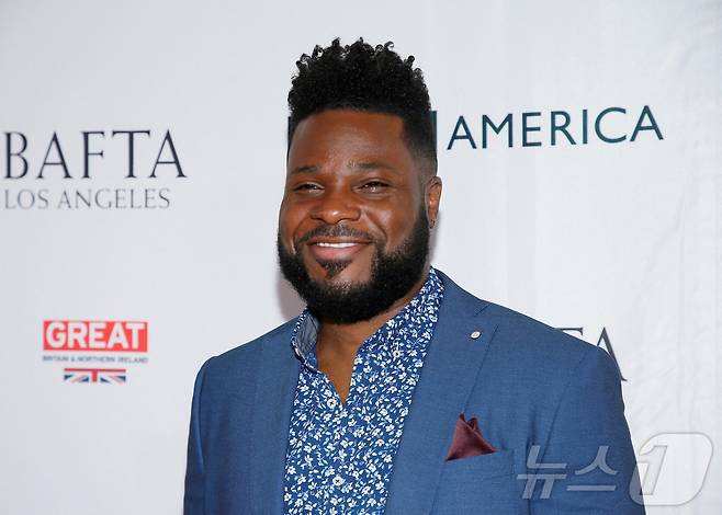 2017년 9월 16일(현지시간) 미국 캘리포니아주 비벌리 힐스에서 열린 'BAFTA 로스앤젤레스 + BBC 아메리카 TV 티 파티'에 참석한 배우 말콤-자말 워너가 포즈를 취하고 있다. 2017.09.16. ⓒ 로이터=뉴스1 ⓒ News1 윤다정 기자
