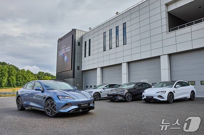 BYD코리아가 출시한 전기 세단 씰의 모습.(BYD 제공)