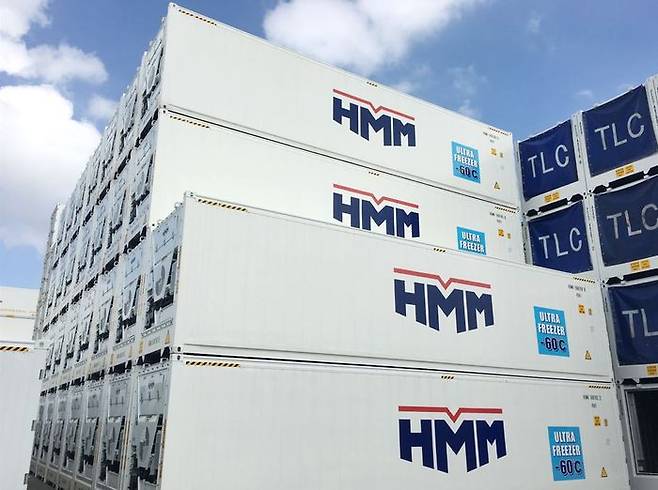 HMM의 초저온 냉동 컨테이너 ‘울트라 프리저(Ultra Freezer)’ⓒHMM