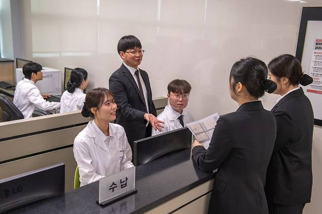 대구보건대 보건행정학과 실습 장면. 대구보건대 제공