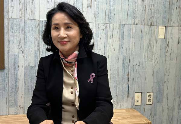 유방암 1기를 극복한 최승란씨./사진=김서희 기자