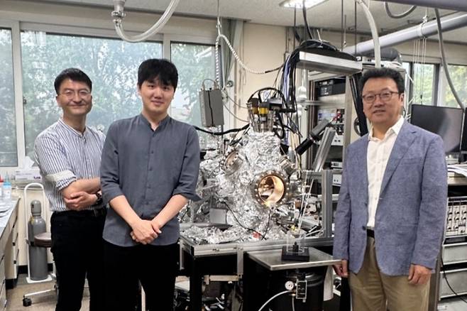 (왼쪽부터) 김종훈 교수, 한규호 박사, 박정영 교수. KAIST