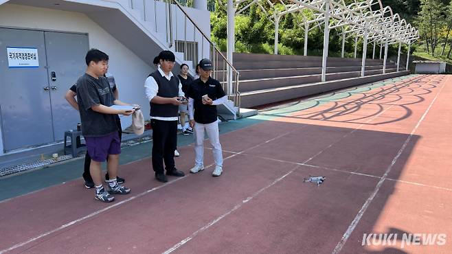 충남도립대학교는 하계방학 동안 드론 자격과정을 운영한다.&nbsp;