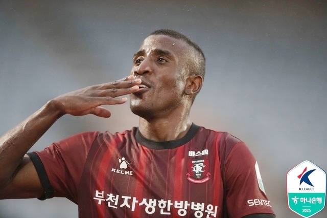 프로축구 K리그2 부천FC의 외국인 공격수 몬타뇨. 한국프로축구연맹 제공