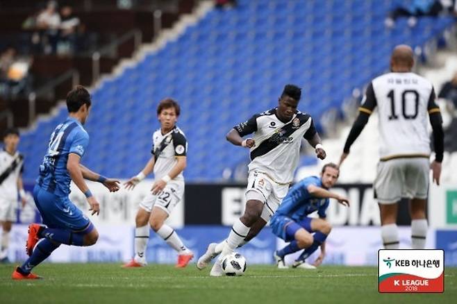경남 FC 시절 말컹. 사진=한국프로축구연맹