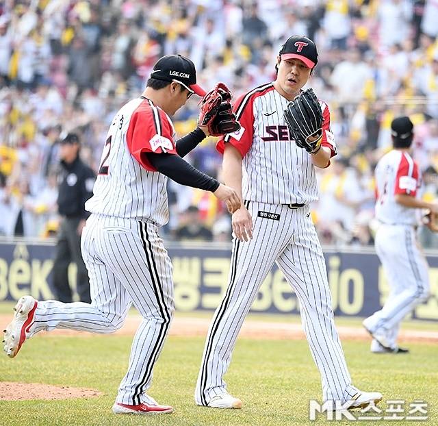 LG의 핵심 불펜으로 활약 중인 김진성. 사진=천정환 기자