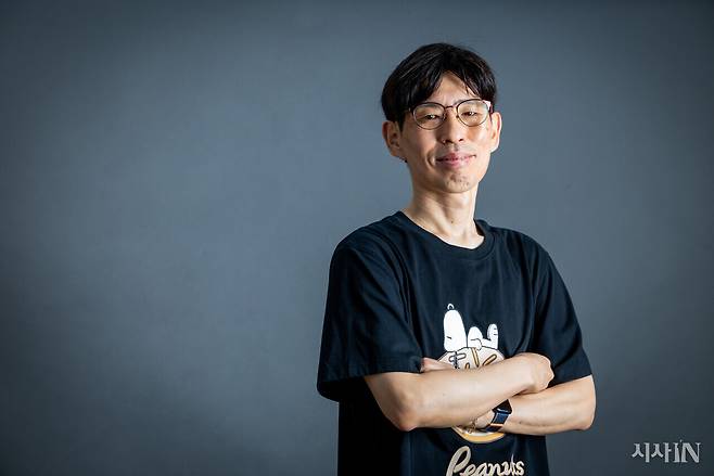 7월1일 〈시사IN〉 편집국에서 응용언어학자 김성우 박사를 만났다. ⓒ시사IN 신선영