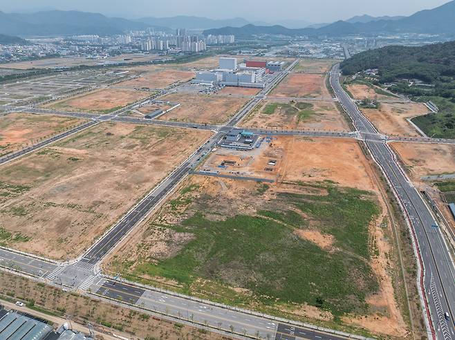 경남 밀양시 부북면 일대 밀양 나노융합 국가산업단지 모습 ⓒ시사저널 최준필