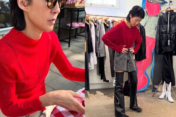 정치색 논란이 불거졌던 홍진경의 사진/사진=홍진경 인스타그램