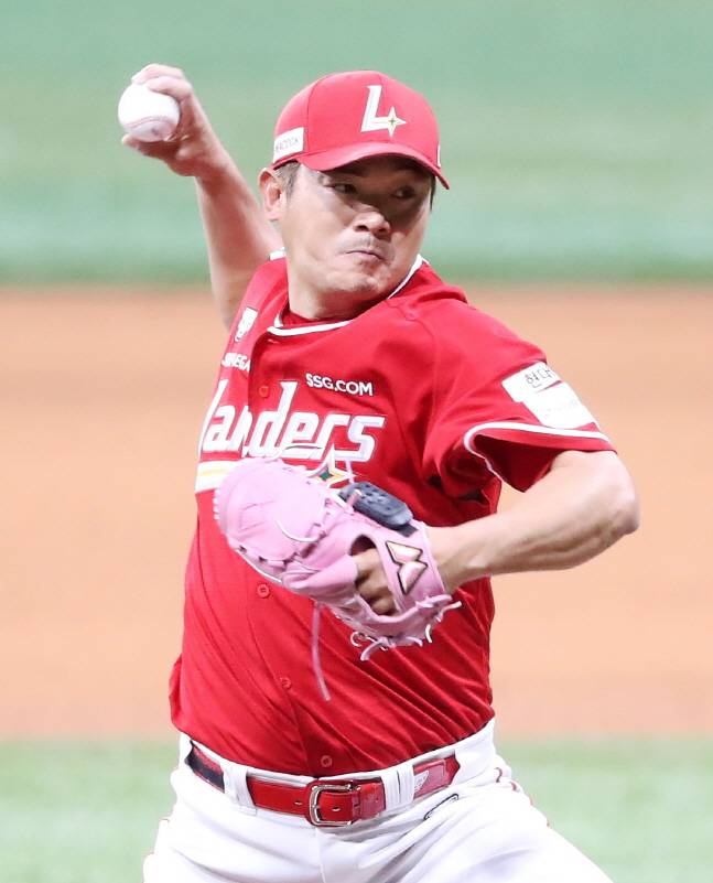 SSG 노경은. /사진=SSG 랜더스 제공