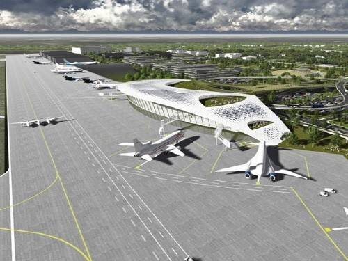 우주 공항 조감도 [AIT 페이스북 캡처, 재판매 및 DB 금지]