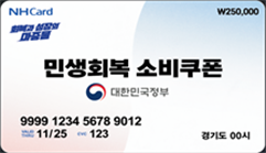 경기도 민생회복 소비쿠폰 선불카드(농협) 도안. /경기도 제공