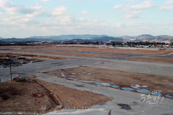 둔산지구 개발 전 모습.(사진=대전시 제공)