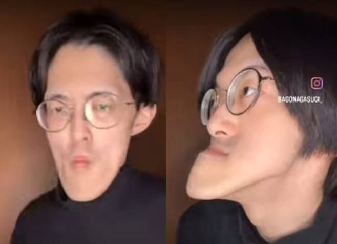 어릴 적 키가 크고 싶어 매일같이 우유를 마셨는데, 정작 자란 건 턱뿐이었다는 한 남성의 이야기가 해외 SNS에서 화제가 되고 있다.[사진=유튜버 Jōnouchi의 SNS]