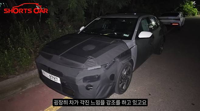 현대차 '아반떼 풀체인지' 테스트카 (출처 : 숏카)