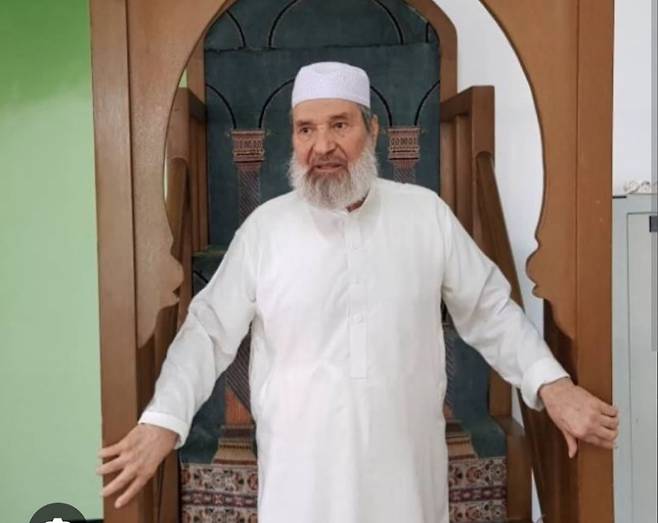 학압두 이맘은 한국에서 40년 거주하며 이슬람을 전파해온 시리아 출신 귀화 한국인이다./학살레 제공