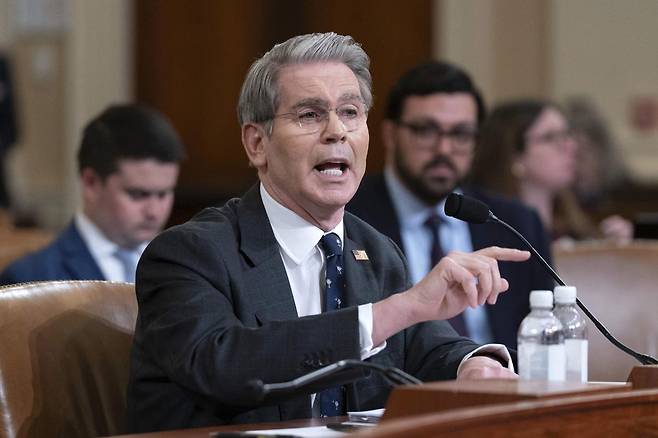 스콧 베선트 재무장관. AP뉴시스