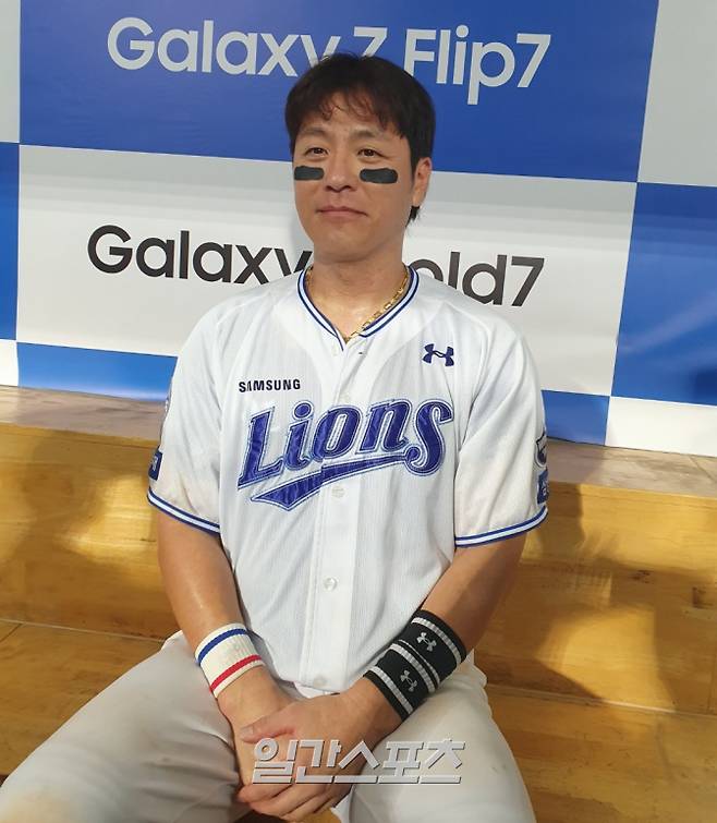 22일 대구 SSG전에서 3안타 4타점을 책임진 포수 강민호. 대구=배중현 기자