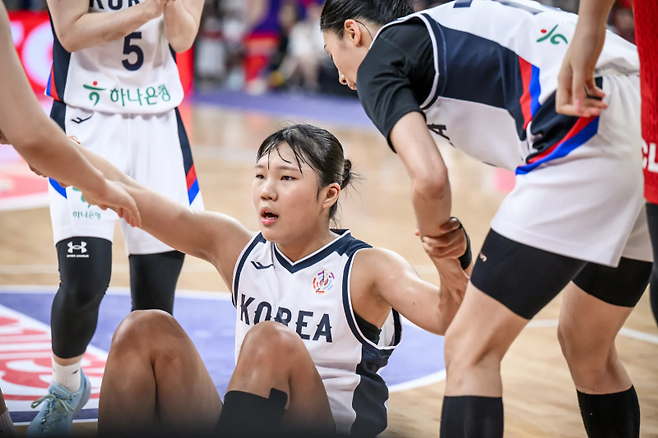 2025 FIBA 아시아컵에 나선 여자농구 대표팀 박지현. 사진=FIBA