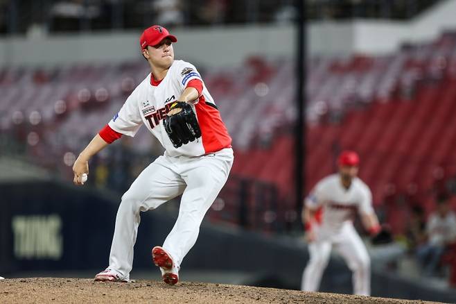 ▲투구하는 정해영 [KIA 타이거즈]