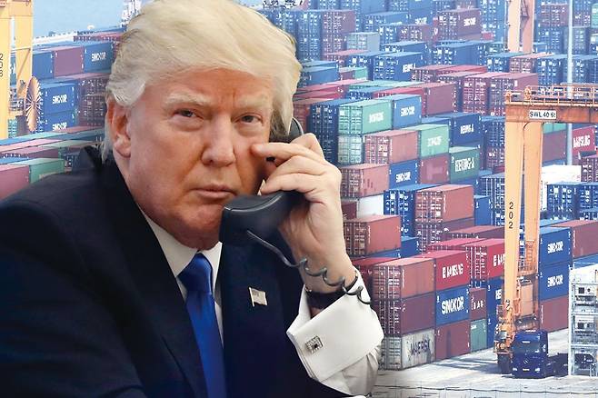 도널드 트럼프 미국 대통령. 국민일보DB